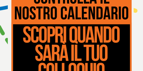 Calendario colloqui bando SCU 2026