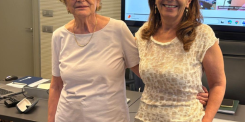 La nuova Portavoce del FTS Lombardia Lella Brambilla e la portavoce uscente Valeria Negrini