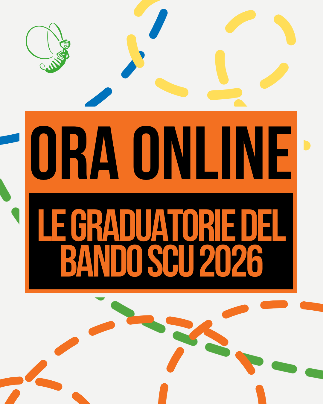 ONLINE LE GRADUATORIE PROVVISORIE BANDO SCU 2026